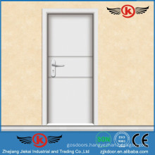 JK-P9206 cheap door pvc coated wood door pvc plastic louvered door